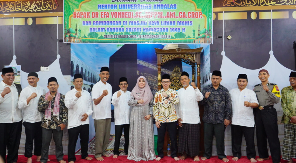 Turun Safari Ramadhan, Unand Kunjungi 11 Masjid/mushalla di Lingkungan Kampus