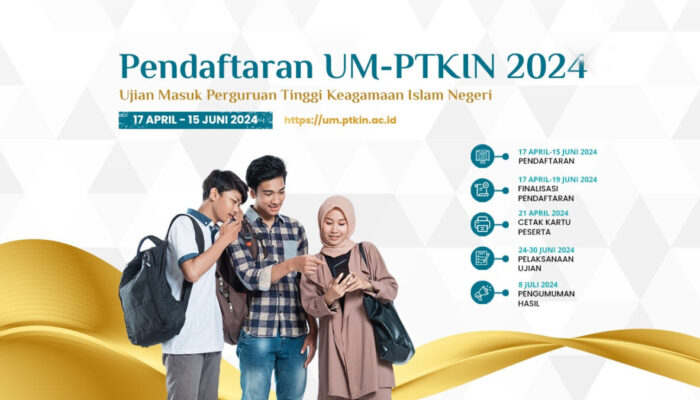Daftar Online! Ujian Masuk Perguruan Tinggi Keagamaan Islam Negeri Dibuka Hingga 15 Juni 2024