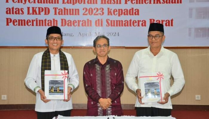 Laporan Keuangan Pemko Padang Kembali dapat Predikat WTP untuk Ke-11 Kali Berturut dari BPK Sumbar