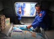 Polri Kirim Bantuan Logistik dan Tim Penanganan Korban Erupsi Gunung Ruang di Sulut