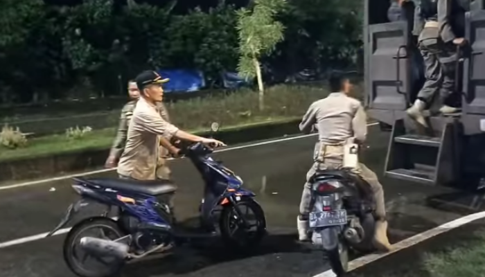 FLASH VIDEO: Empat Unit Motor Diamankan Petugas, Pebalap Liar di Aie Pacah Padang Lari Terbirit-birit