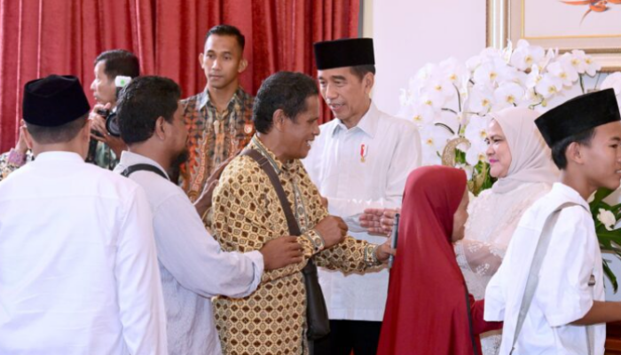Silaturahmi, Momen Kebersamaan Presiden Jokowi dan Masyarakat Merayakan Idul Fitri 1445 H