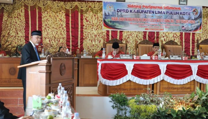 Pesan Menyentuh Gubernur Sumbar di HJK ke-138 Limapuluh Kota, Perkuat Tali Persaudaraan!