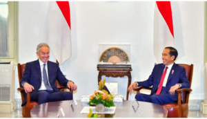 Bertemu Tony Blair, Presiden Jokowi Bahas Investasi Energi Terbarukan dan Percepatan Transformasi Digital