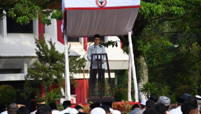 Pesan Dirut PT Semen Padang saat Shalat Ied: Mari Kita Jaga Keberlangsungan Perusahaan ke Depan!