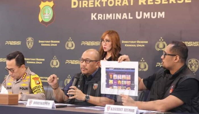 Polri Amankan 11 Tersangka Kasus Judi Online Beromzet Rp10 Miliar