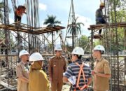 Proyek DAK Rp10 Miliar, Wawako Ramadhani Cek Progres Pembangunan Gedung Perpustakaan Kota Solok