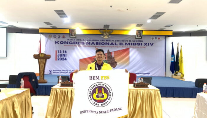 Gubernur Mahasiswa FBS UNP 3.4 Terpilih sebagai Koordinator Pusat ILMIBS se-Indonesia 2024-2025