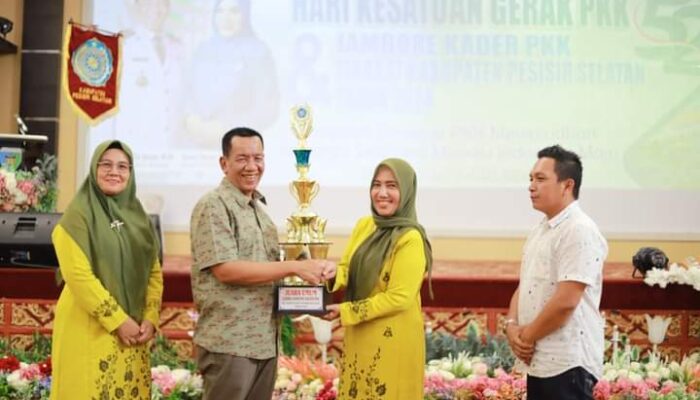 Kecamatan IV Jurai Juara Umum Jambore Kader PKK Tingkat Kabupaten Pesisir Selatan