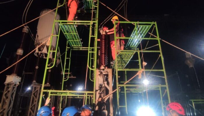 SUTET Interkoneksi Sumatera Kembali Normal, Listrik Sumbar Sudah Menyala 100 Persen