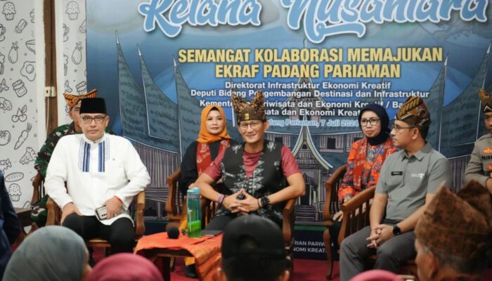 Sandiaga Uno: Ekraf Kuliner Sumatera Barat Berpeluang Besar di Pasar Internasional