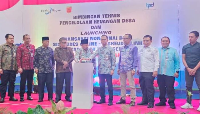 Pertama di Sumatera, Nagari di Kabupaten Agam Terapkan Transaksi Non Tunai Siskeudes Link Lewat NCM Bank Nagari