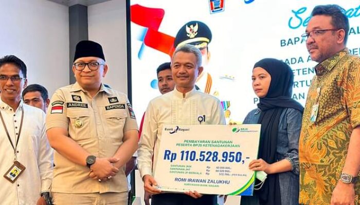 Kerjasama dengan Bank Nagari, Pemko Padang Asuransikan Keselamatan Nelayan di BPJS Ketenagakerjaan