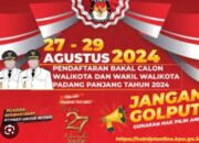 Jelang Pendaftaran Dibuka, KPU Padang Panjang Rilis Persyaratan yang Harus Dipenuhi Balon Pasangan Wako/Wawako