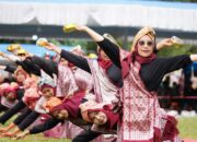 Tari Kolosal Saribu Talam Ompek Meriahkan Festival Nagari Tanjung Bonai Tanah Datar
