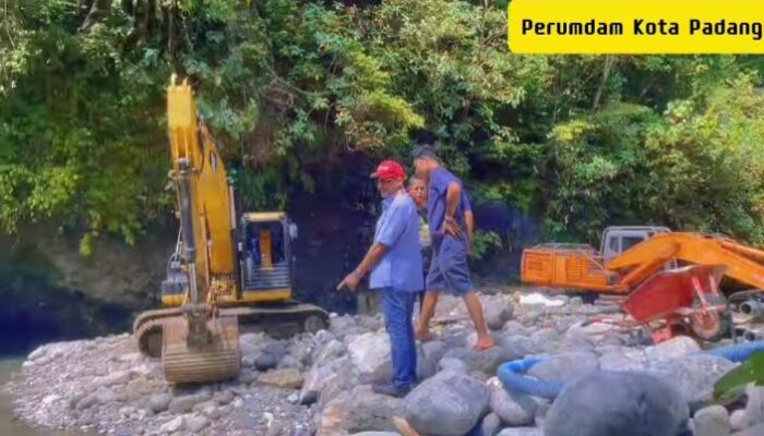 Perbaikan Intake Palukahan, Dirut Perumda AM Kota Padang Apresiasi Kerja Cepat BWSS V 