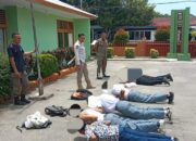 Usai Bermain Biliar, 6 Pelajar “Push Up” di Markas Komando Satpol PP Padang