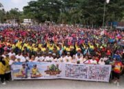 Ribuan Pesepeda dari Berbagai Daerah Menyemut Penuhi Jalan Protokol Solok Selatan