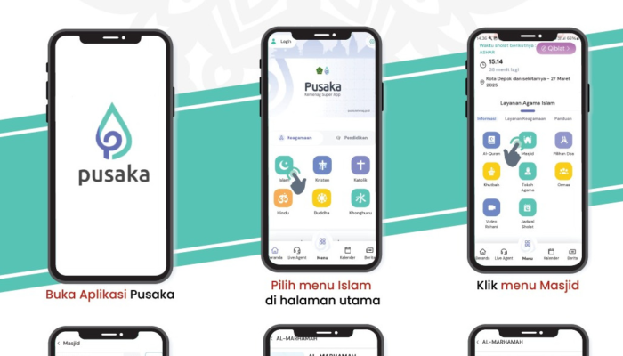 Mudik Nyaman Bersama Aplikasi PUSAKA Kemenag, Anda Dituntun Istirahat ke Masjid Terdekat 