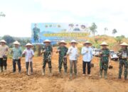Korem 032/Wirabraja Buka Lahan Padi Gogo di Aek Nabirong Pasaman Barat