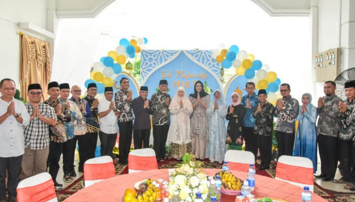 Bupati Annisa Beserta Jajaran Forkopimda Dharmasraya “Barayo” ke Istana Gubernuran Sumbar