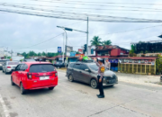 Antisipasi Kemacetan, Polres Dharmasraya Rutin “Live Report” Berikan Informasi Kelancaran Arus Balik