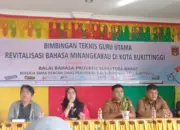 Balai Bahasa Sumatera Barat Latih “Revitalisasi Bahasa Minang” Bagi Guru SD/SMP Bukittinggi