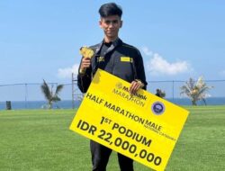 Atlet Muda Kota Padang Juara Maybank Bali International Half Marathon 2025