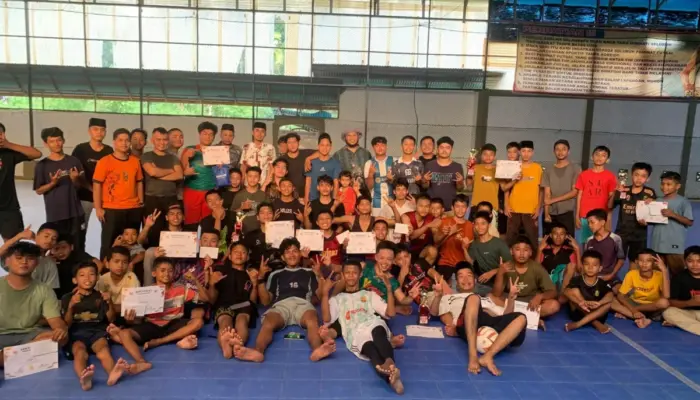 Meriahkan HUT RI, Ponpes PPMINI Sambut Gelar Turnamen Futsal Antar Santri