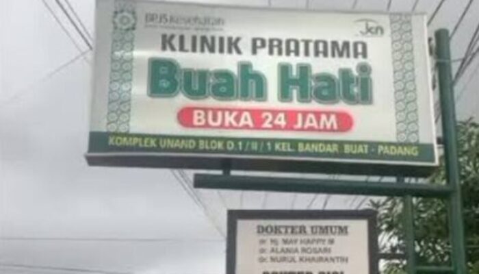 Klinik Pratama Buah Hati Kota Padang Masuk 5 Besar Terbaik Nasional
