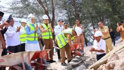 Pembangunan Kampung Nelayan Merah Putih di Nagari Katapiang Padang Pariaman Dimulai