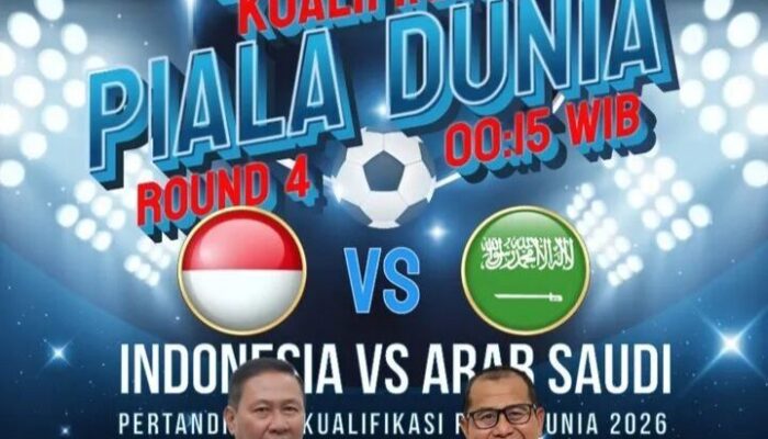 Lokasi Nonton Bareng Indonesia Vs Arab Saudi Malam Ini di Pelataran Jam Gadang Bukittinggi