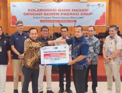 Sinergi Bank Nagari-Semen Padang Laksanakan CSR Berbasis Pemberdayaan Masyarakat
