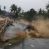 VIDEO: Detik-detik Jembatan Peninggalan Belanda di Gunung Nago Padang Roboh Dihantam Air Bah Batang Kuranji
