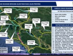 Data 16 Jalan Provinsi Sumbar Rusak Parah Dihantam Banjir dan Longsor