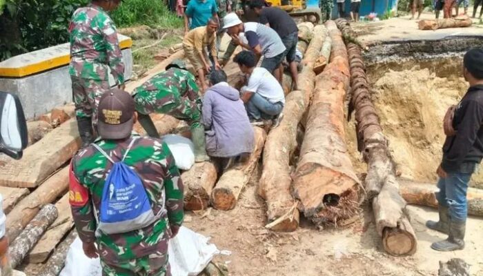 4 Jembatan Bailey yang Dibangun Kodam XX/TIB Padang di Lokasi Bencana
