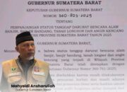 Pemprov Sumbar Perpanjang Masa Tanggap Darurat Banjir Bandang Hingga 22 Desember 2025