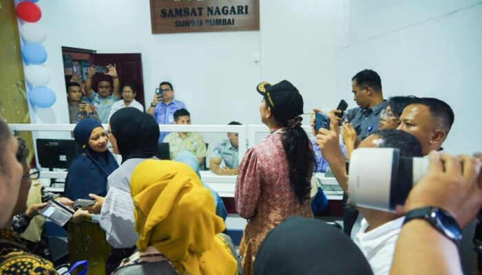 Ada Kantor Samsat Nagari di Sungai Rumbai, Warga Perbatasan Tak Repot Lagi ke Kota