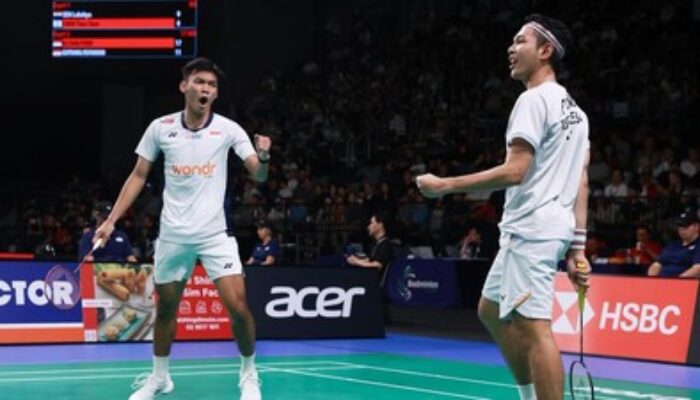 Hajar Unggulan 3 dari India, Fajar/Fikri Lolos Semifinal Malaysia Open 2026