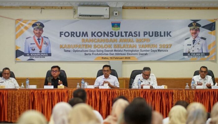 Pemkab Solok Selatan Tingkatkan Infrastruktur Nagari Mendorong Tumbuhnya UMKM