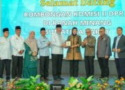 Gubernur Mahyeldi Minta Dukungan Komisi II DPR RI untuk Percepatan Pencairan dana TKD Sumbar