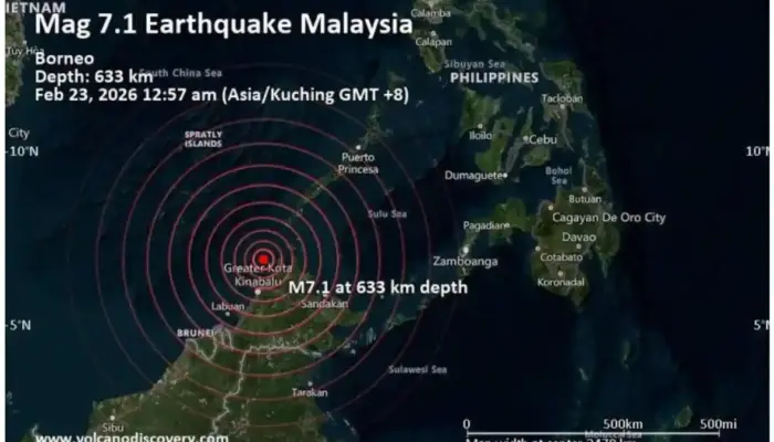 Gempa Besar Guncang Malaysia, Getaran Sampai Filipina, Brunei Darussalam dan Kalimantan