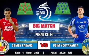 Laga Panas Malam Ini: Semen Padang vs PSIM Yogyakarta, Pertaruhan Head Coach Dejan Antonic!