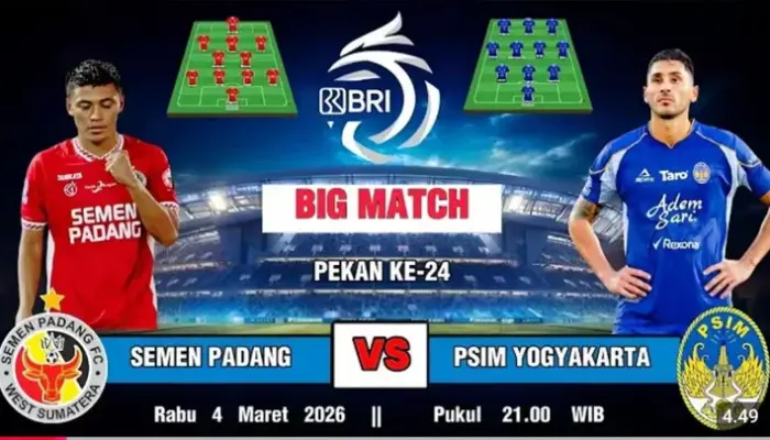 Laga Panas Malam Ini: Semen Padang vs PSIM Yogyakarta, Pertaruhan Head Coach Dejan Antonic!