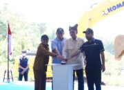 Menteri PU Ground Breaking Pembangunan Sabo Dam di Tanah Datar dan Agam