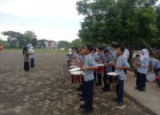 Tim Drumband SMPN 10 dan SMPN 18 Padang Tampil Bareng Meriahkan Hardiknas 2 Mei 2026