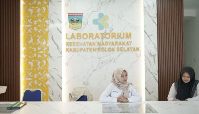 Solok Selatan Kini Punya Laboratorium Lengkap, Pelayanan Kesehatan Masyarakat Meningkat