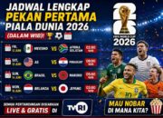 Jadwal Lengkap Siaran Langsung 104 Pertandingan Piala Dunia 2026 Amerika-Meksiko-Kanada