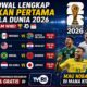 Jadwal Lengkap Siaran Langsung 104 Pertandingan Piala Dunia 2026 Amerika-Meksiko-Kanada