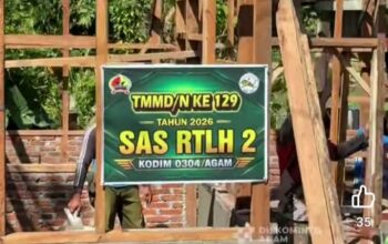Bupati Benni Warlis dan Dandim 0304 Agam Tinjau Progres Pekerjaan TMMD di Nagari Nan Tujuah